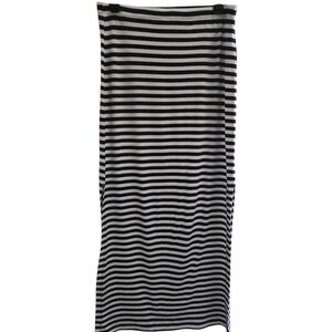 Michael Kors Black and White Maxi Skirt